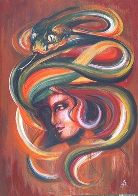 Čarodějka Medusa - bájné bytosti